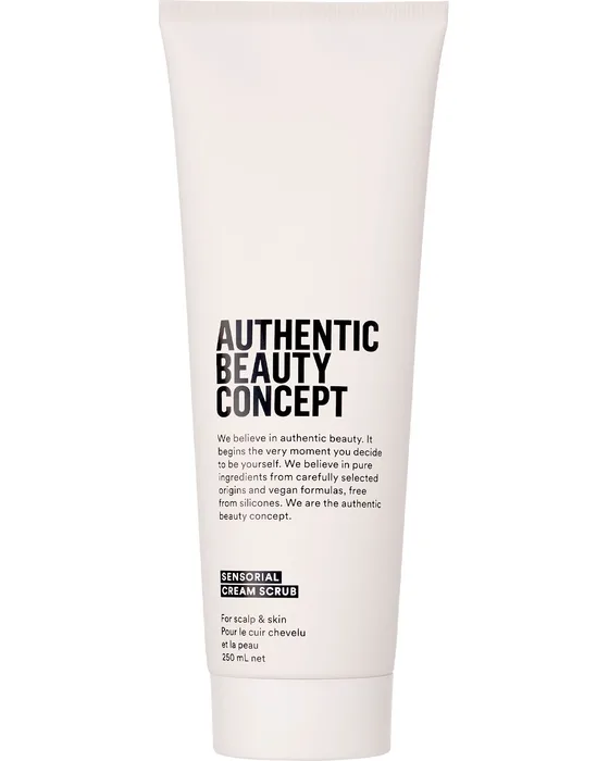 Kremowy peeling do skóry głowy, ciała i twarzy Authentic Beauty Concept, tubka 250 ml