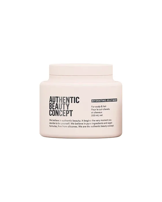 Galaretkowa maska nawilżająca do włosów i skóry głowy Authentic Beauty Concept, opakowanie 200 ml