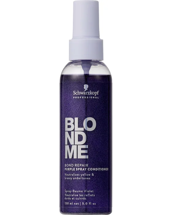 Odżywka fioletowa w sprayu bez spłukiwania BlondMe Bond Repair Purple, butelka 150 ml