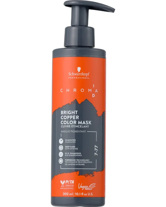 Chroma ID Bright Copper 7-77 — maska koloryzująca, butelka 300 ml