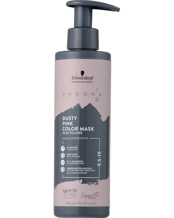 Chroma ID Dusty Pink 9.5-19 — maska koloryzująca, butelka 300 ml