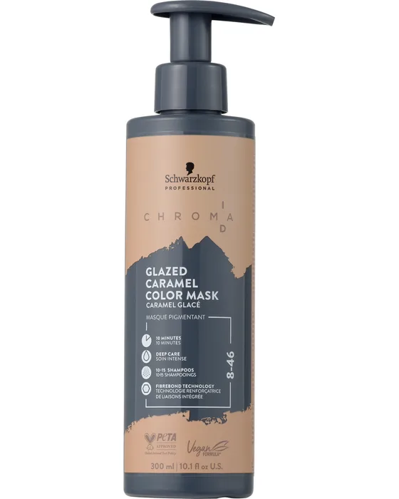 Chroma ID Glazed Caramel 8-46 — maska koloryzująca, butelka 300 ml