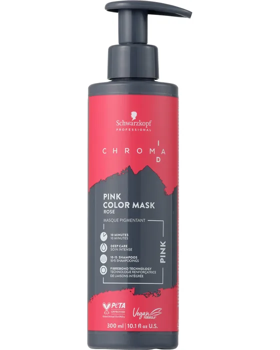 Chroma ID Pink — różowa maska koloryzująca, butelka 300 ml