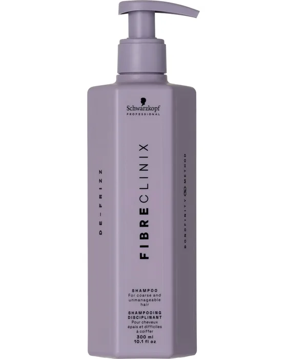 Szampon Fibre Clinix De-Frizz do włosów grubych i niesfornych, butelka 300 ml